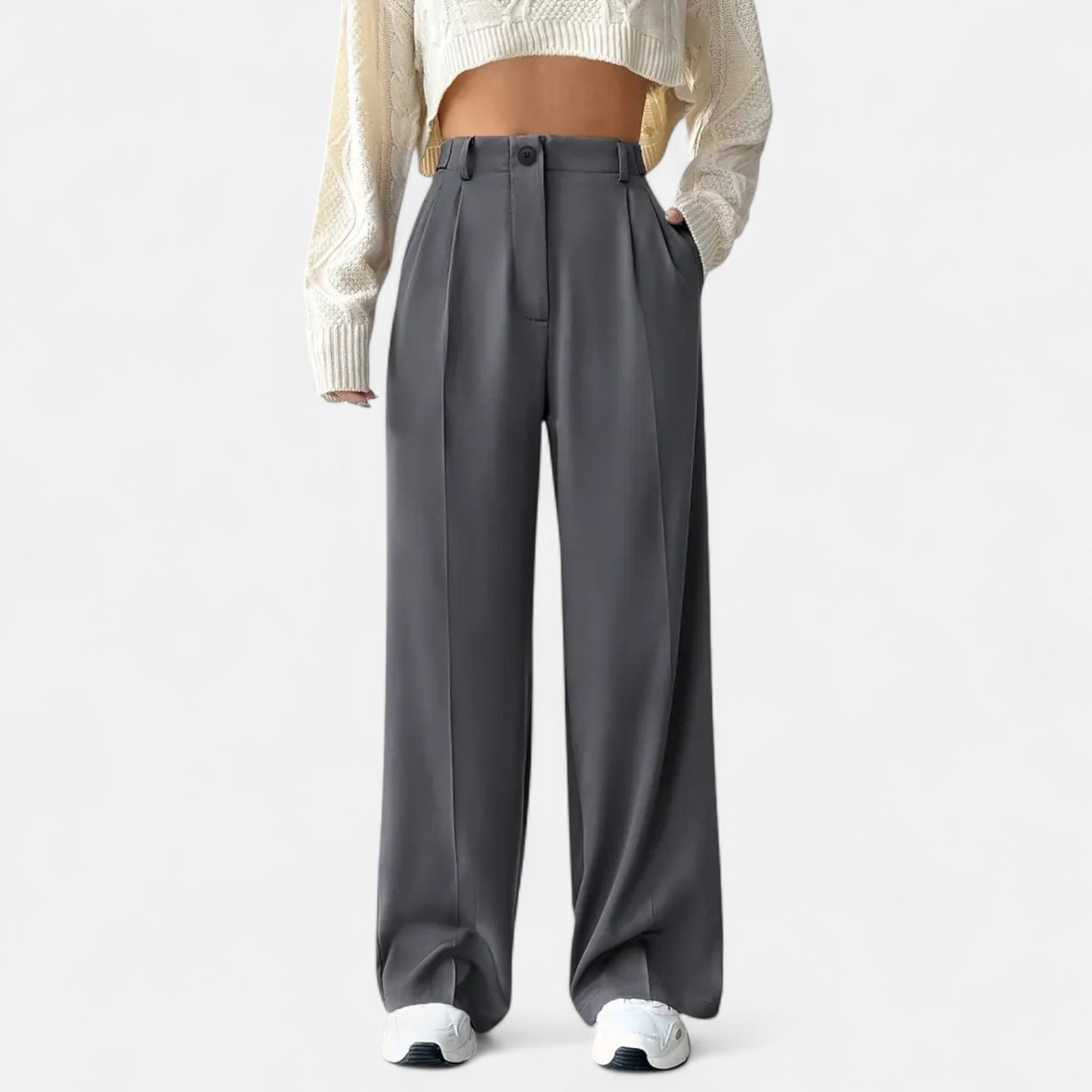 Riveromode | Women’s Tailored High-Waist Trousers for Daily Wear