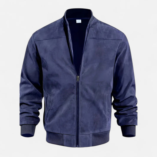 Riveromode | Men’s Classic College-Inspired Zip-Up Jacket