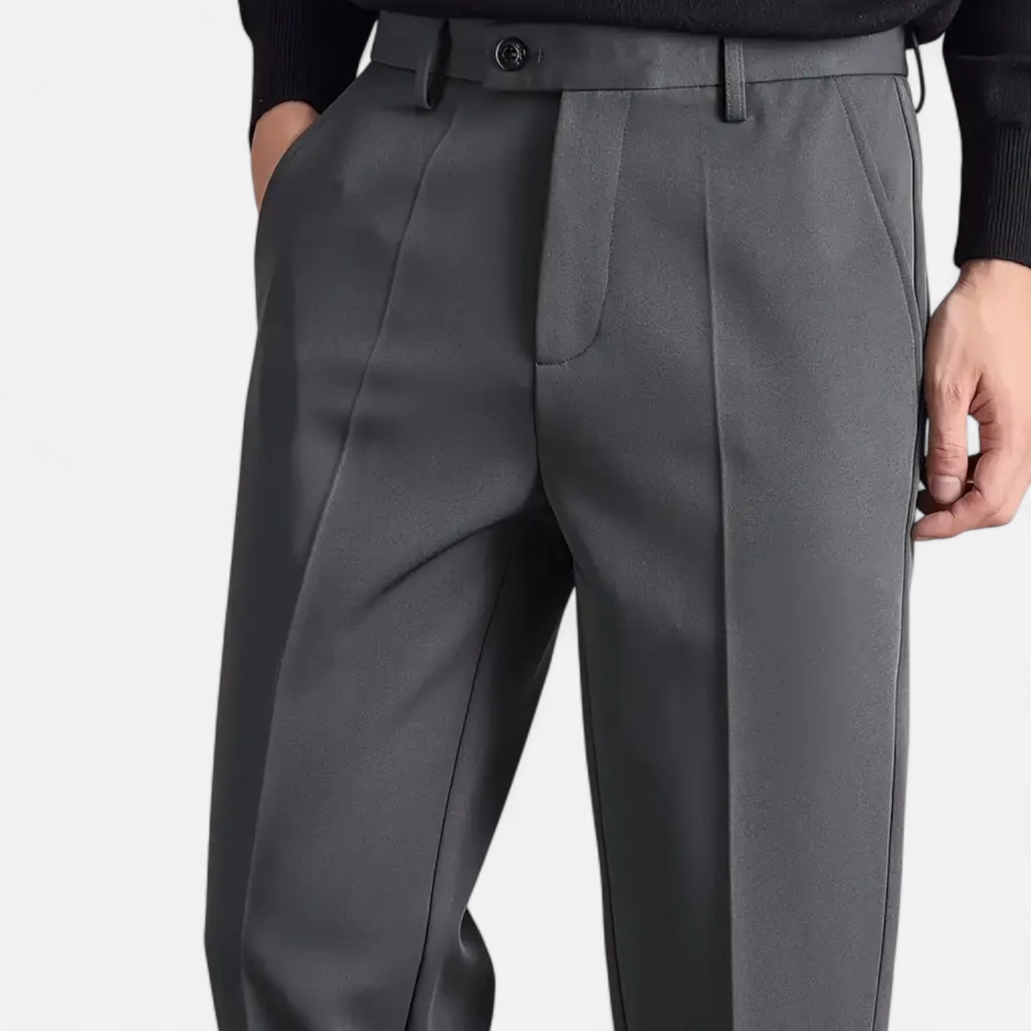 Riveromode | Men’s Business Casual Pants in Lightweight Polyester