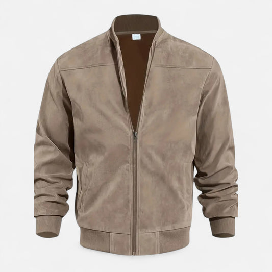 Riveromode | Men’s Classic College-Inspired Zip-Up Jacket
