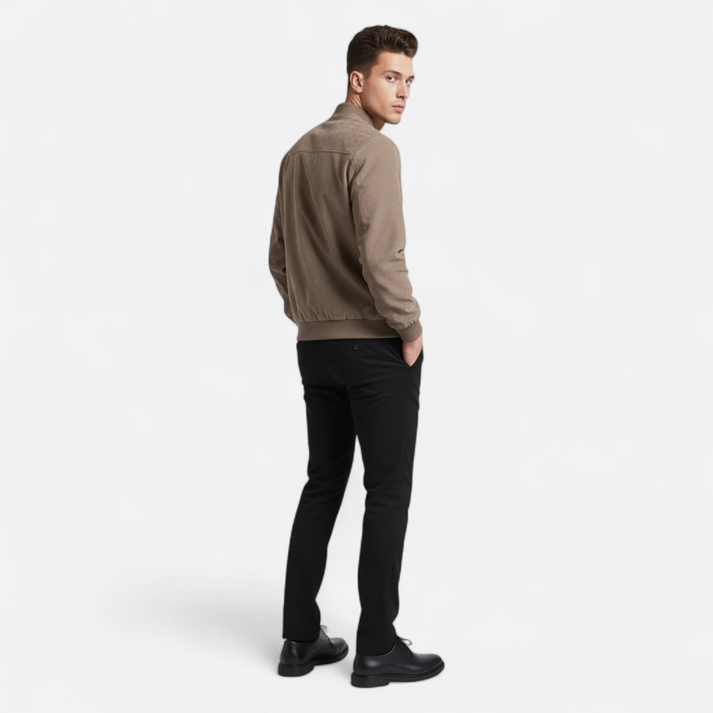 Riveromode | Men’s Classic College-Inspired Zip-Up Jacket