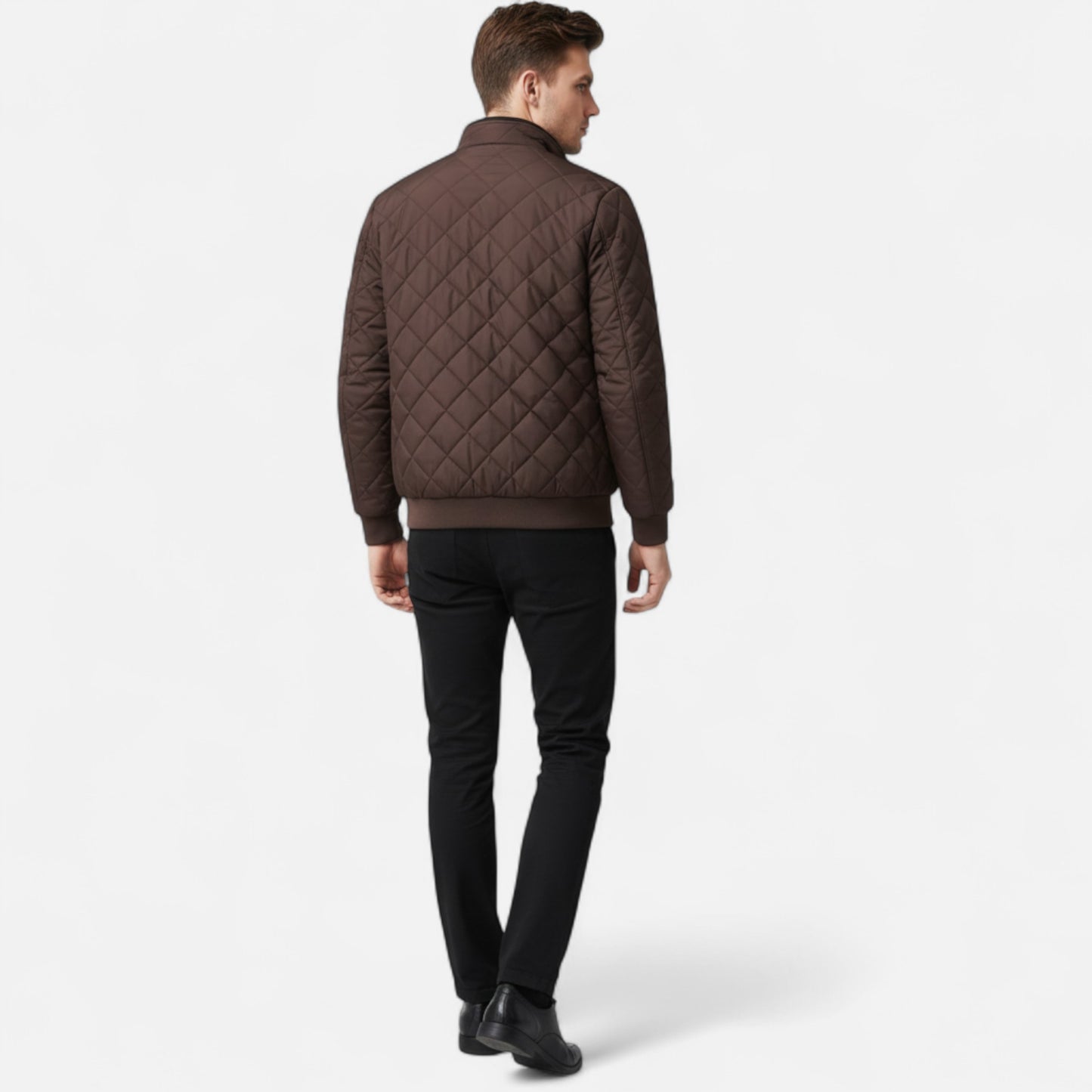 Riveromode | Men’s Quilted Winter Jacket with Fleece Lining