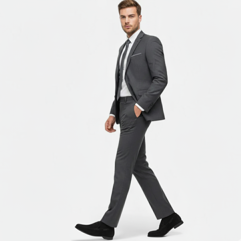 Riveromode | Men’s Suede Penny Loafers – Classic Slip-On Elegance