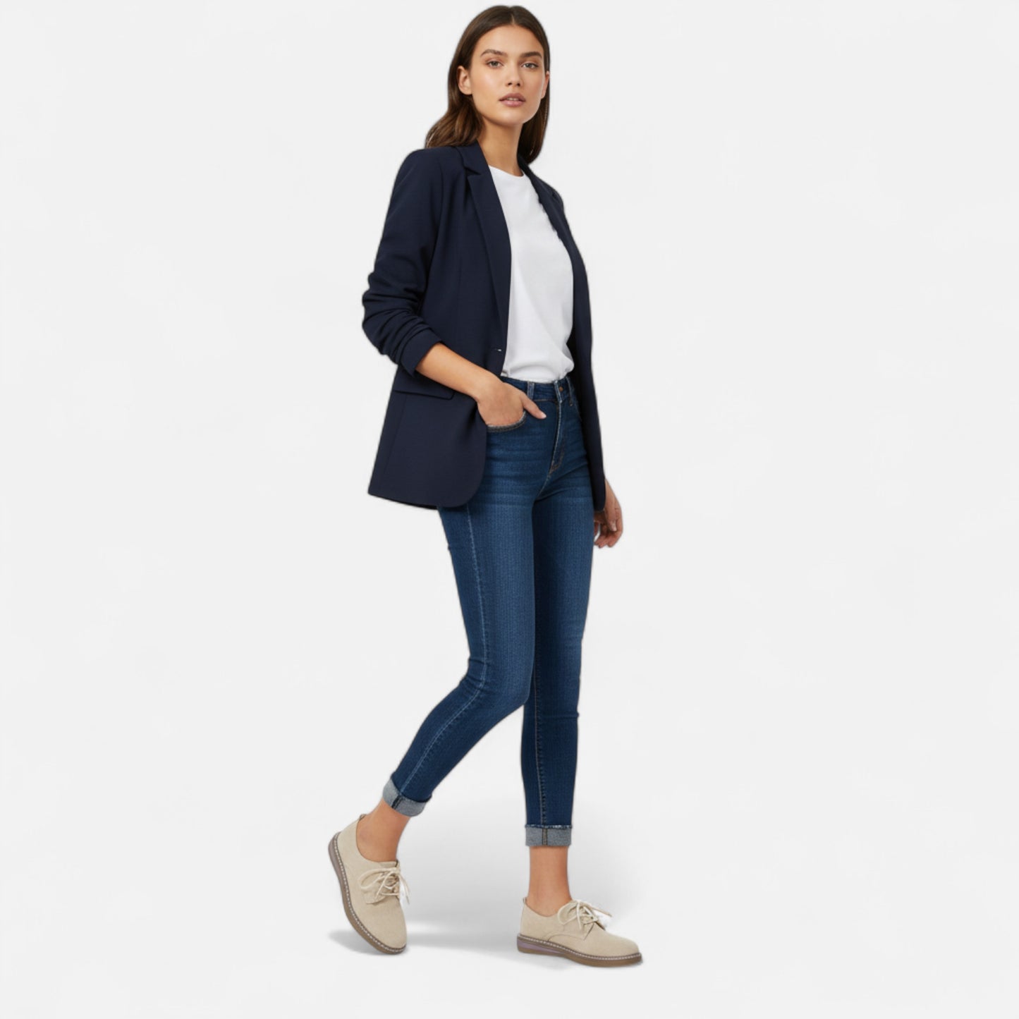 Riveromode | Women’s Lace-Up Oxford Shoes – Casual Flat Comfort