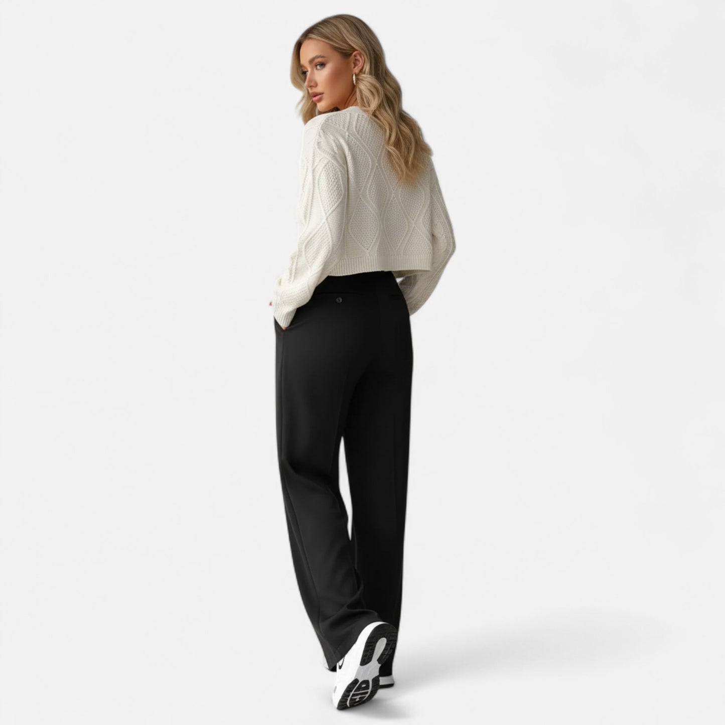 Riveromode | Women’s Tailored High-Waist Trousers for Daily Wear