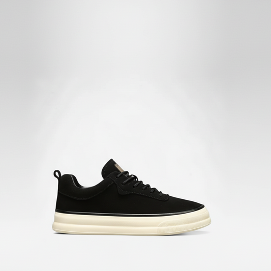 Riveromode | Men’s Suede Sneakers – Smart Casual White Sole