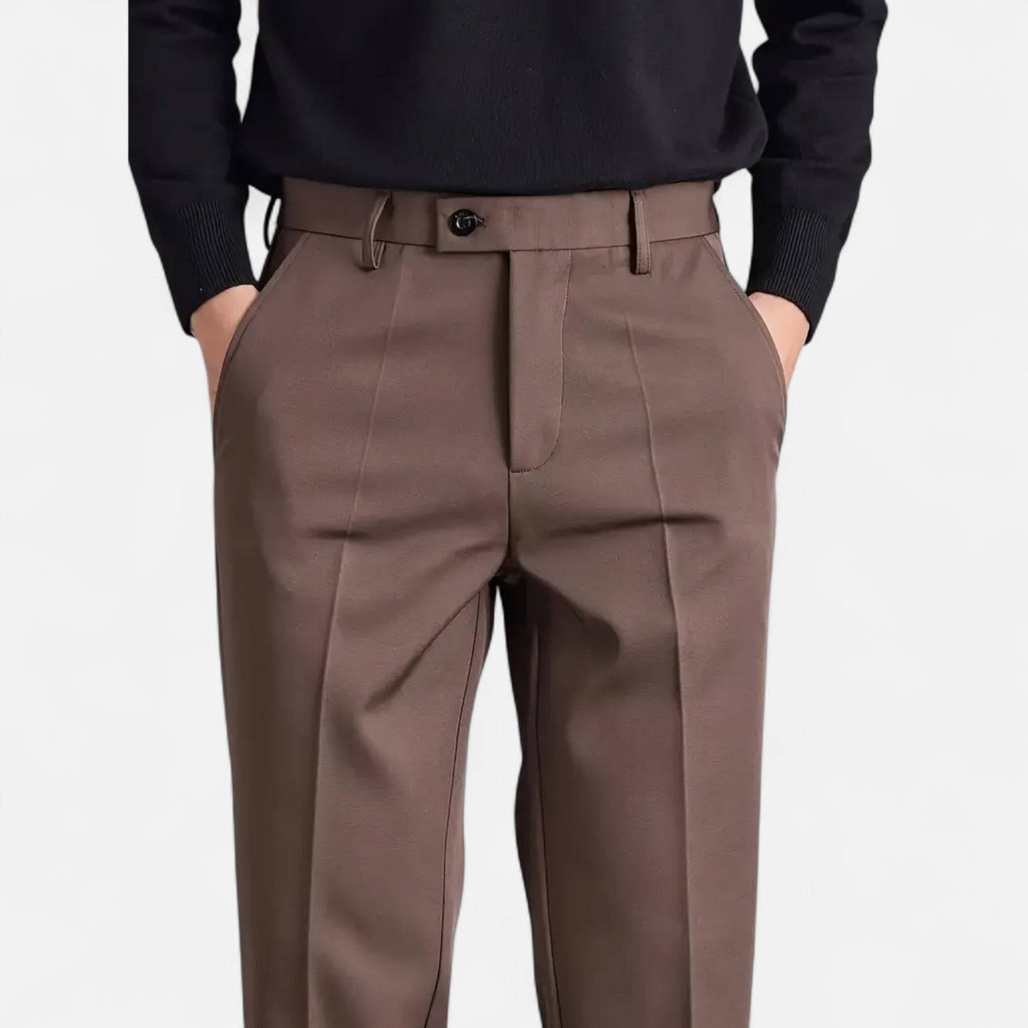 Riveromode | Men’s Business Casual Pants in Lightweight Polyester