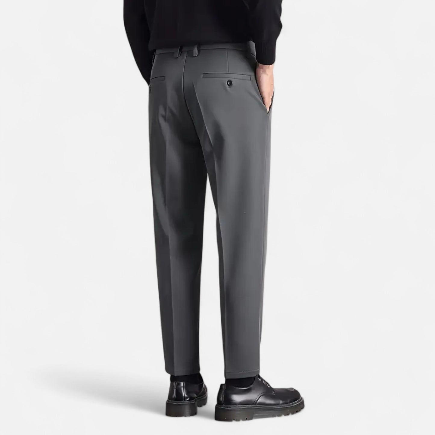 Riveromode | Men’s Business Casual Pants in Lightweight Polyester