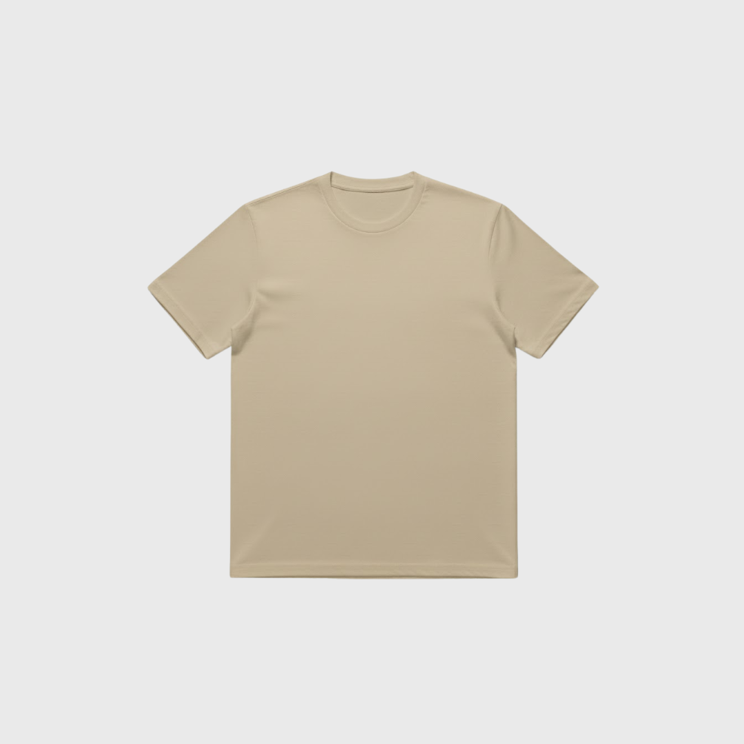 Riveromode | Men’s Crew Neck T-Shirt in Refined Minimalist Style