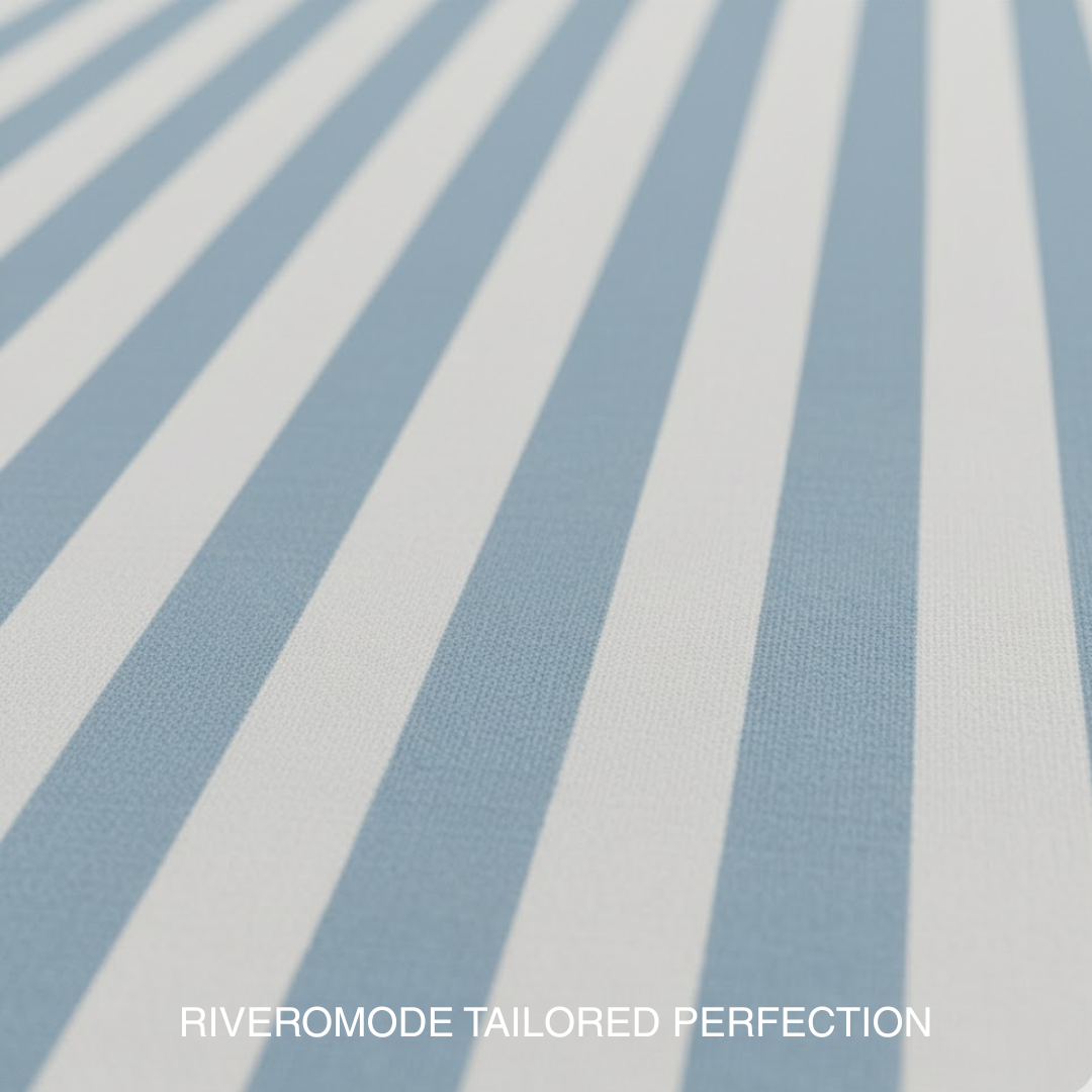 Riveromode | Men’s Striped Cotton-Linen Dress Shirt