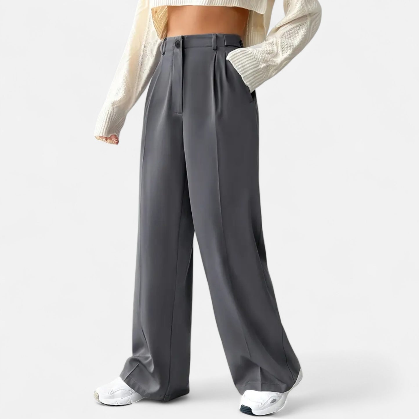 Riveromode | Women’s Tailored High-Waist Trousers for Daily Wear