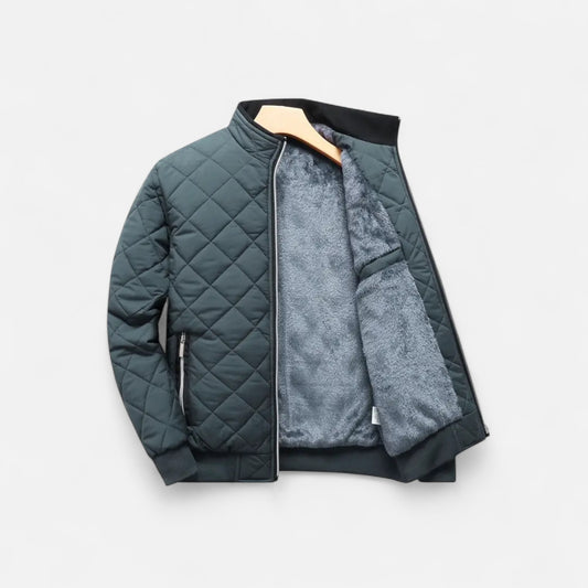 Riveromode | Men’s Quilted Winter Jacket with Fleece Lining