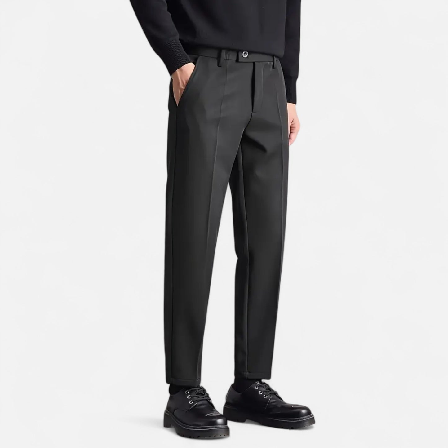 Riveromode | Men’s Business Casual Pants in Lightweight Polyester