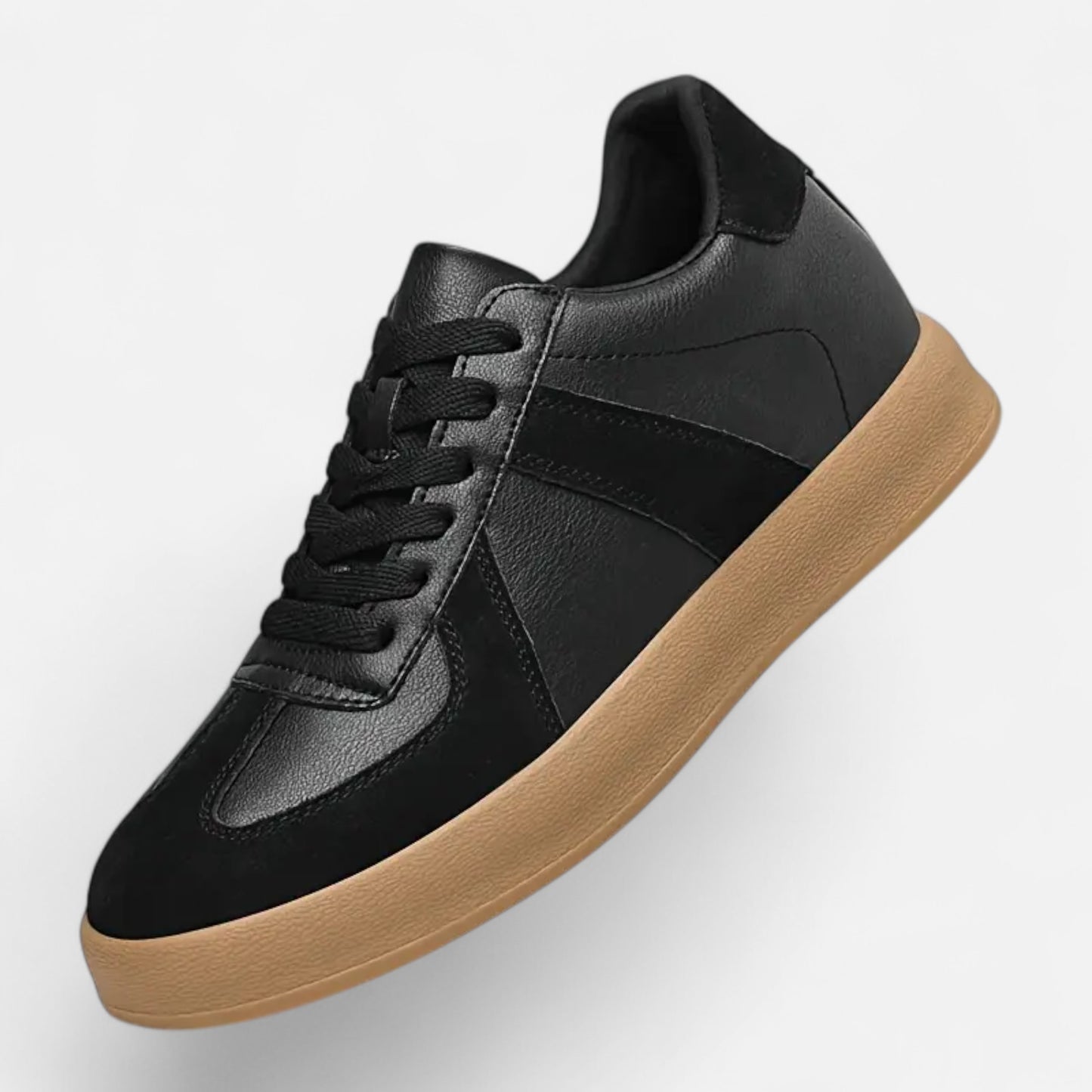 Riveromode | Men’s Leather Sneakers – Classic Suede Detail Design