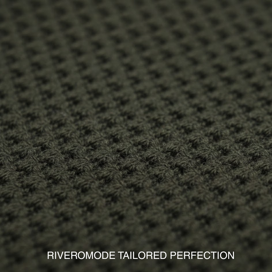 Riveromode | Men’s Knitted Polo Shirt in Summer Weight