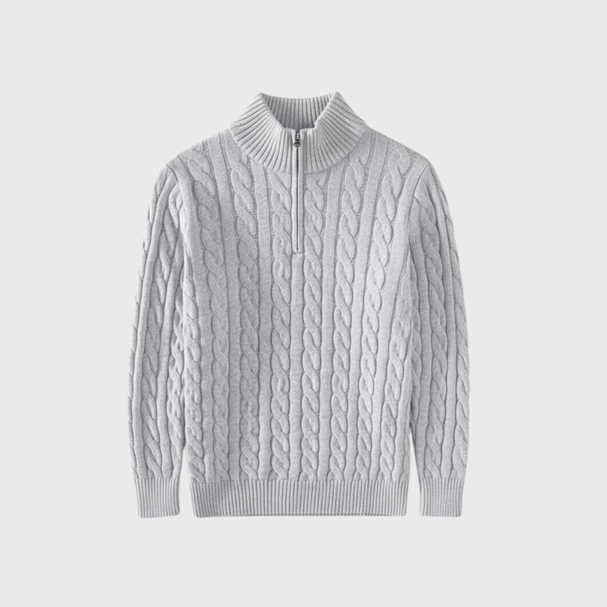 Rivero Mode | Men’s Heritage Half-Zip Cotton Sweater