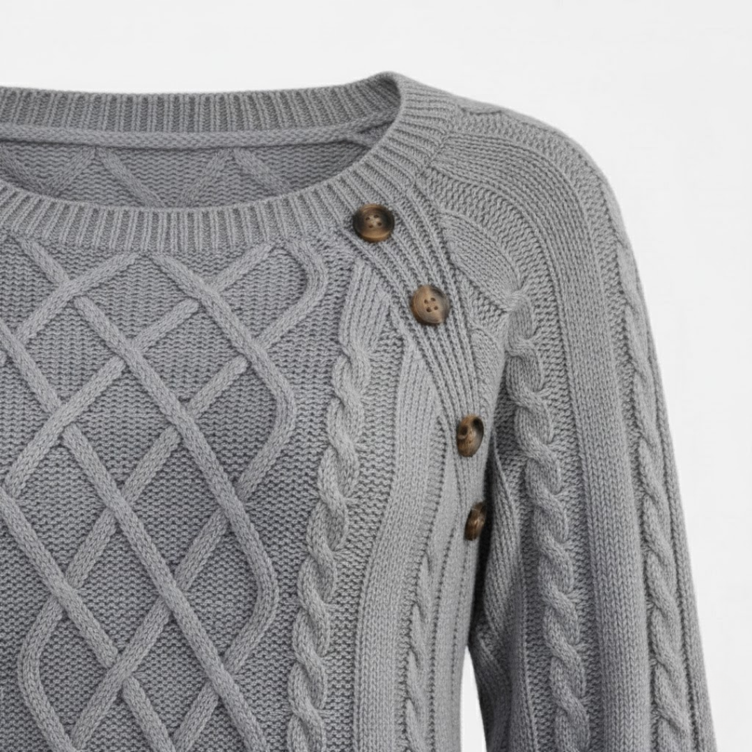 Rivero Mode | Women’s Heritage Wool-Knit Square-Neck Sweater