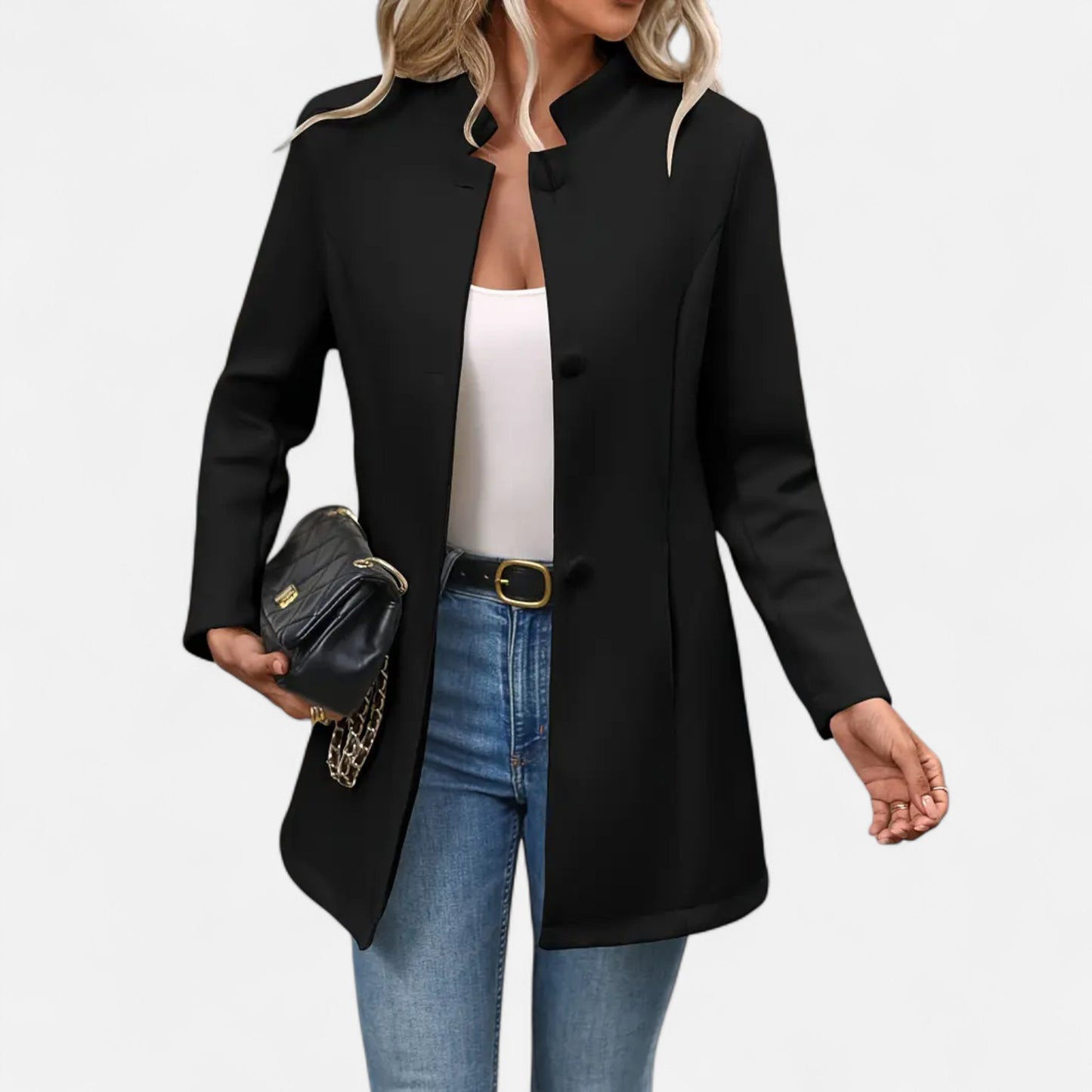 Riveromode | Women’s Tailored Polyester Blazer for Refined Versatility