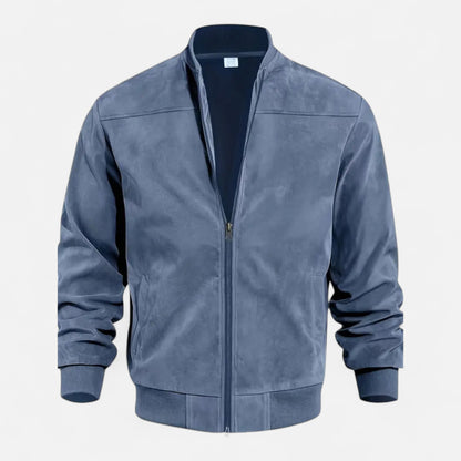 Riveromode | Men’s Classic College-Inspired Zip-Up Jacket
