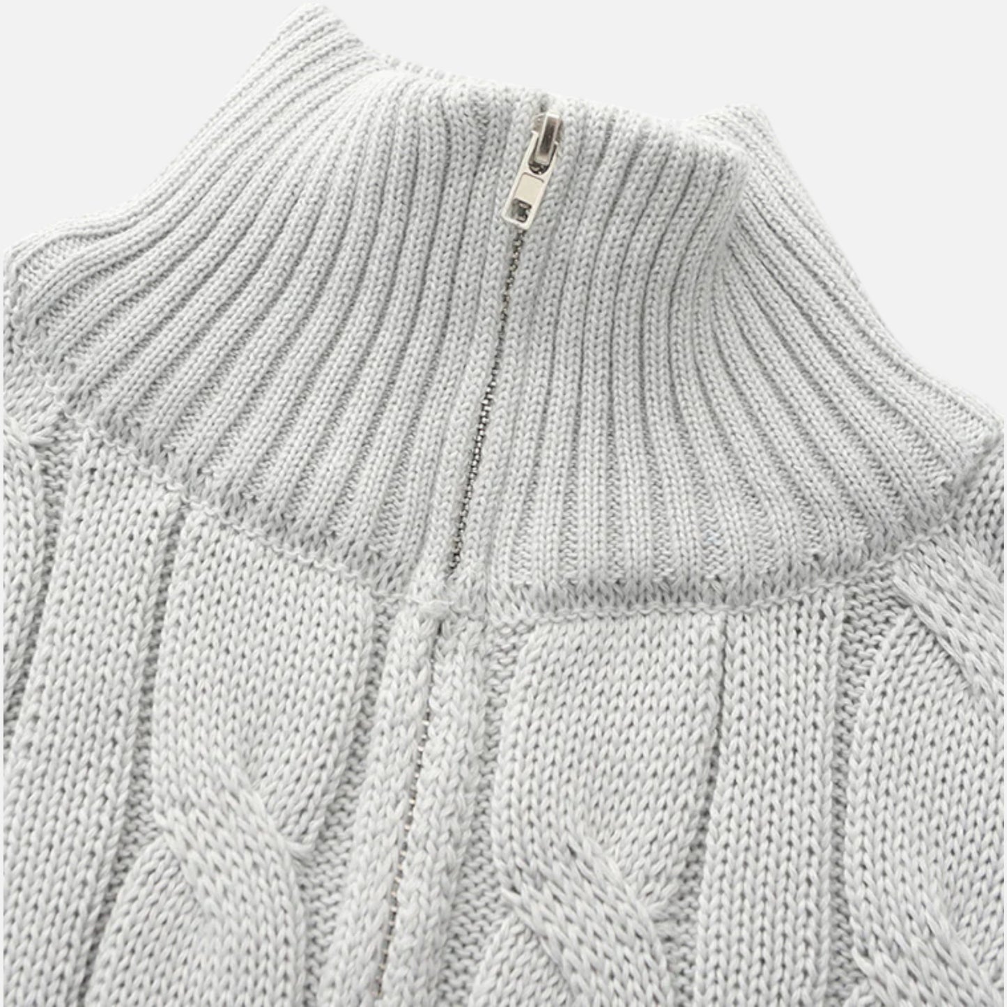 Rivero Mode | Men’s Heritage Half-Zip Cotton Sweater