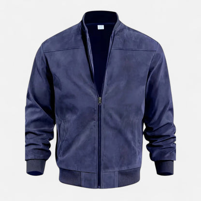 Riveromode | Men’s Classic College-Inspired Zip-Up Jacket