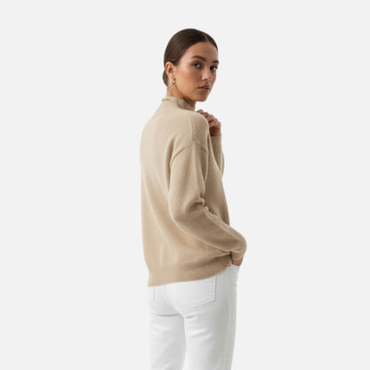 Rivero Mode | Women’s Heritage Wool-Blend Half-High Collar Pullover