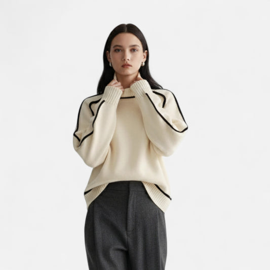 Rivero Mode | Women’s Heritage Half-Turtleneck Knit Pullover