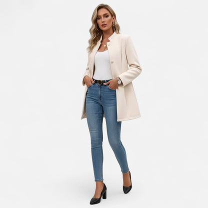 Riveromode | Women’s Tailored Polyester Blazer for Refined Versatility