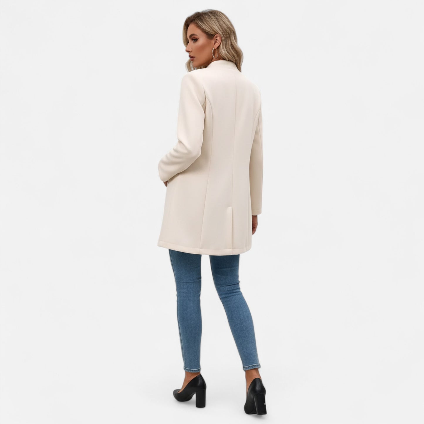 Riveromode | Women’s Tailored Polyester Blazer for Refined Versatility
