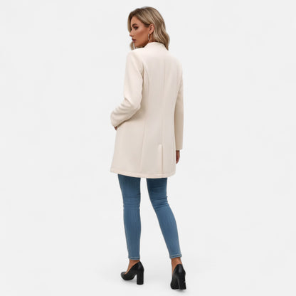 Riveromode | Women’s Tailored Polyester Blazer for Refined Versatility