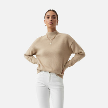 Rivero Mode | Women’s Heritage Wool-Blend Half-High Collar Pullover