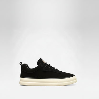Riveromode | Men’s Suede Sneakers – Smart Casual White Sole