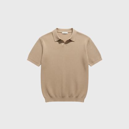 Riveromode | Men’s Knitted Polo Shirt in Summer Weight