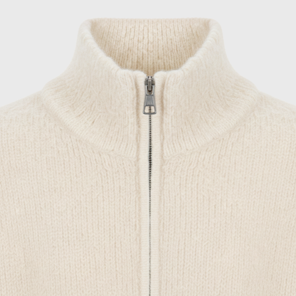 Rivero Mode | Men’s Heritage Stand-Collar Cardigan Jumper