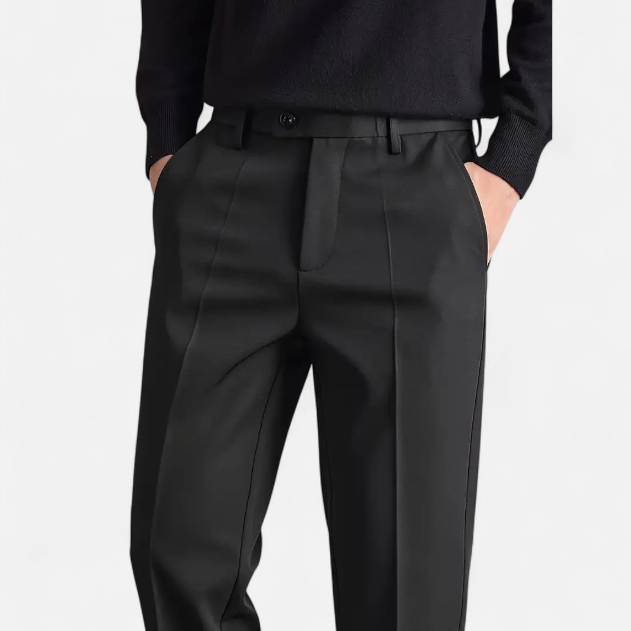 Rivero Mode | Men’s Business Casual Pants in Lightweight Polyester