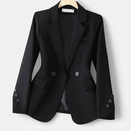 Riveromode | Women’s Slim Fit Blazer in Classic Single-Breasted Cut
