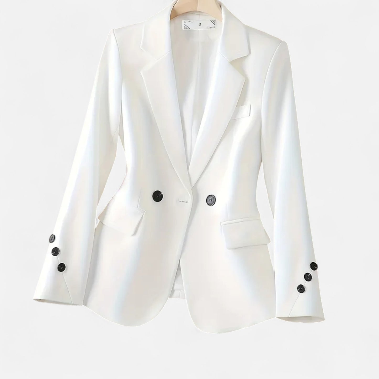 Riveromode | Women’s Slim Fit Blazer in Classic Single-Breasted Cut