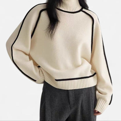Rivero Mode | Women’s Heritage Half-Turtleneck Knit Pullover