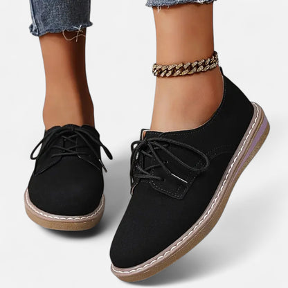 Riveromode | Women’s Lace-Up Oxford Shoes – Casual Flat Comfort