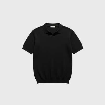 Riveromode | Men’s Knitted Polo Shirt in Summer Weight