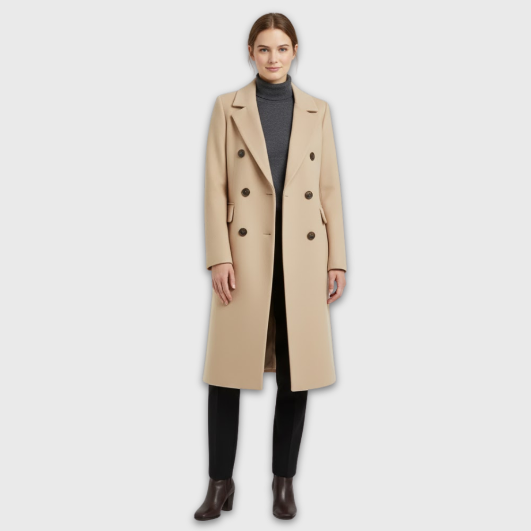 Rivero Mode | Women’s Wool-Blend Long Overcoat