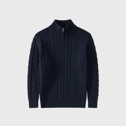 Rivero Mode | Men’s Heritage Half-Zip Cotton Sweater