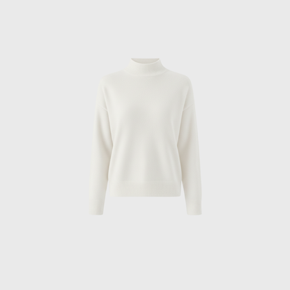 Rivero Mode | Women’s Heritage Wool-Blend Half-High Collar Pullover