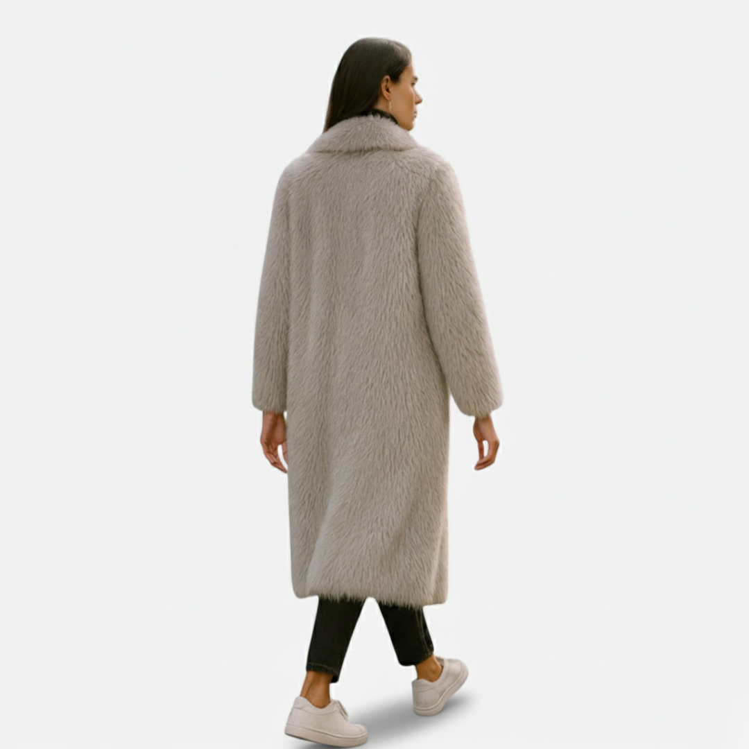 Rivero Mode | Women’s Heritage Faux Fur Long Overcoat