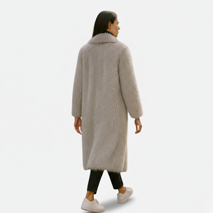 Rivero Mode | Women’s Heritage Faux Fur Long Overcoat