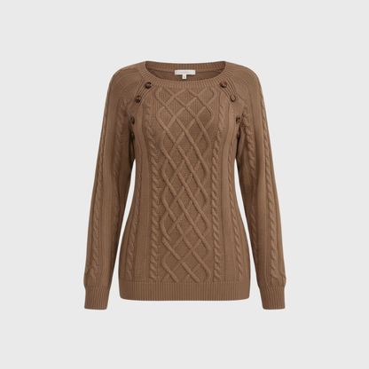 Rivero Mode | Women’s Heritage Wool-Knit Square-Neck Sweater