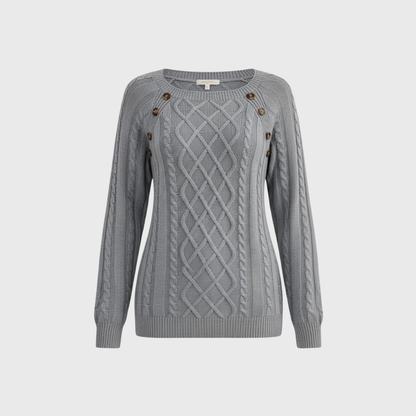Rivero Mode | Women’s Heritage Wool-Knit Square-Neck Sweater